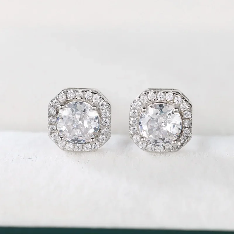 Luxury Bags Dropshipping - Prinzessinnen-Stil Quadratische Tasche Halskette Ring Ohrringe