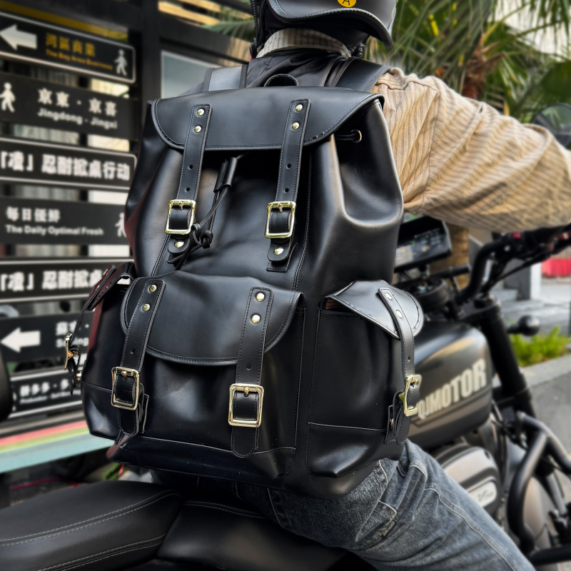 Luxury Bags Leather - Neuheiten Leder-Rucksack Luxus Herren Echtes Rindsleder