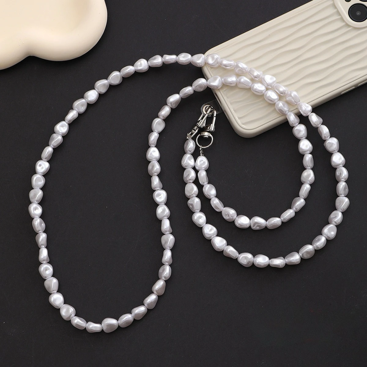 Luxury Bags For Women - Handy Lanyard Luxus Perle Perle Tasche