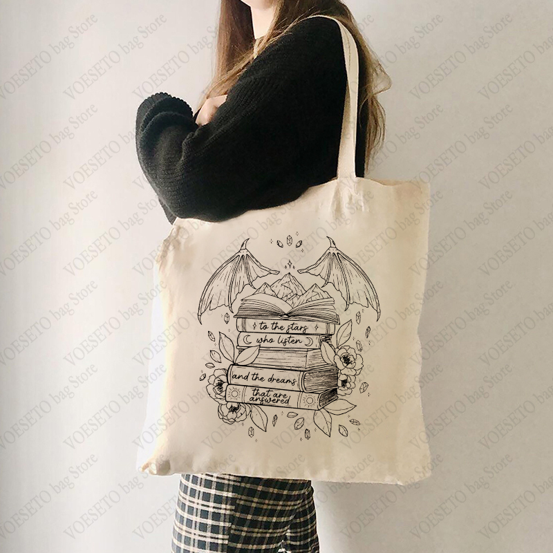 Luxury Bags Tote - SJM Night Court Luxus-Einkaufstasche „The Stars