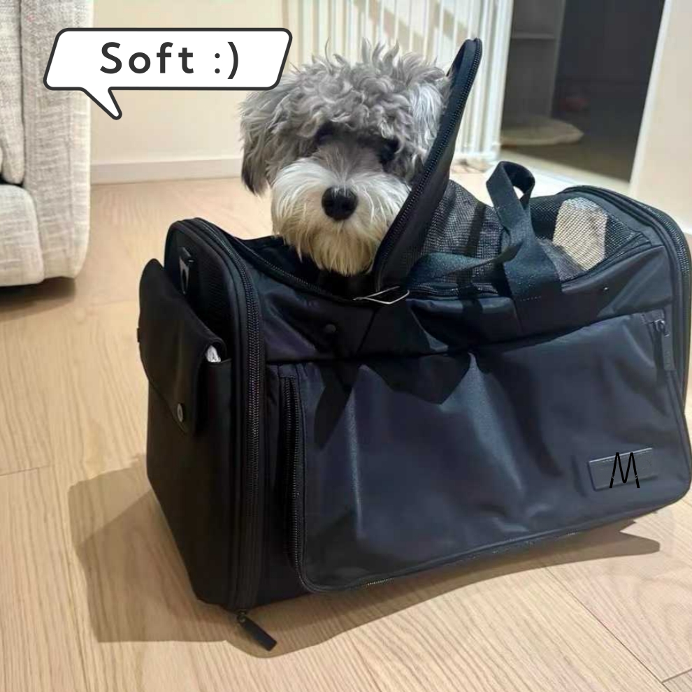Luxury Bags Direct - Komfortable Haustiertransporttasche 28 L Luxus-Designer Haustier-Luftreiseträger