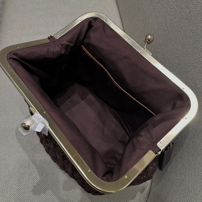 Handgewebte Kisslock-Rahmen-Sc – Luxury Bag Collection Bewertung und Preis