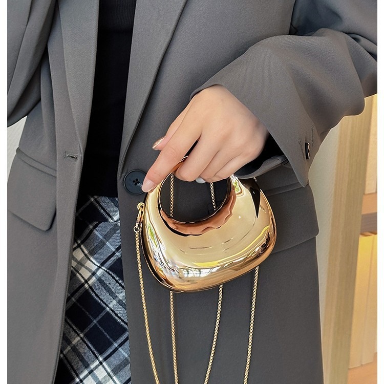Mini Goldene Abendtasche Geldb – Luxury Bags For Women Bewertung und Preis